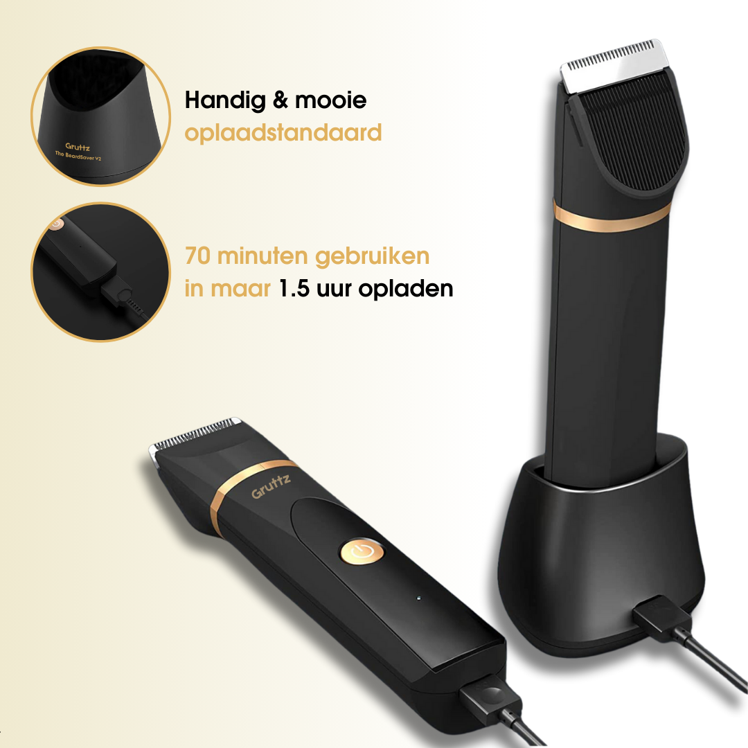 7-in-1 Baardtrimmer v2 | Multifunctionele baardtrimmer voor baard, neus en oren