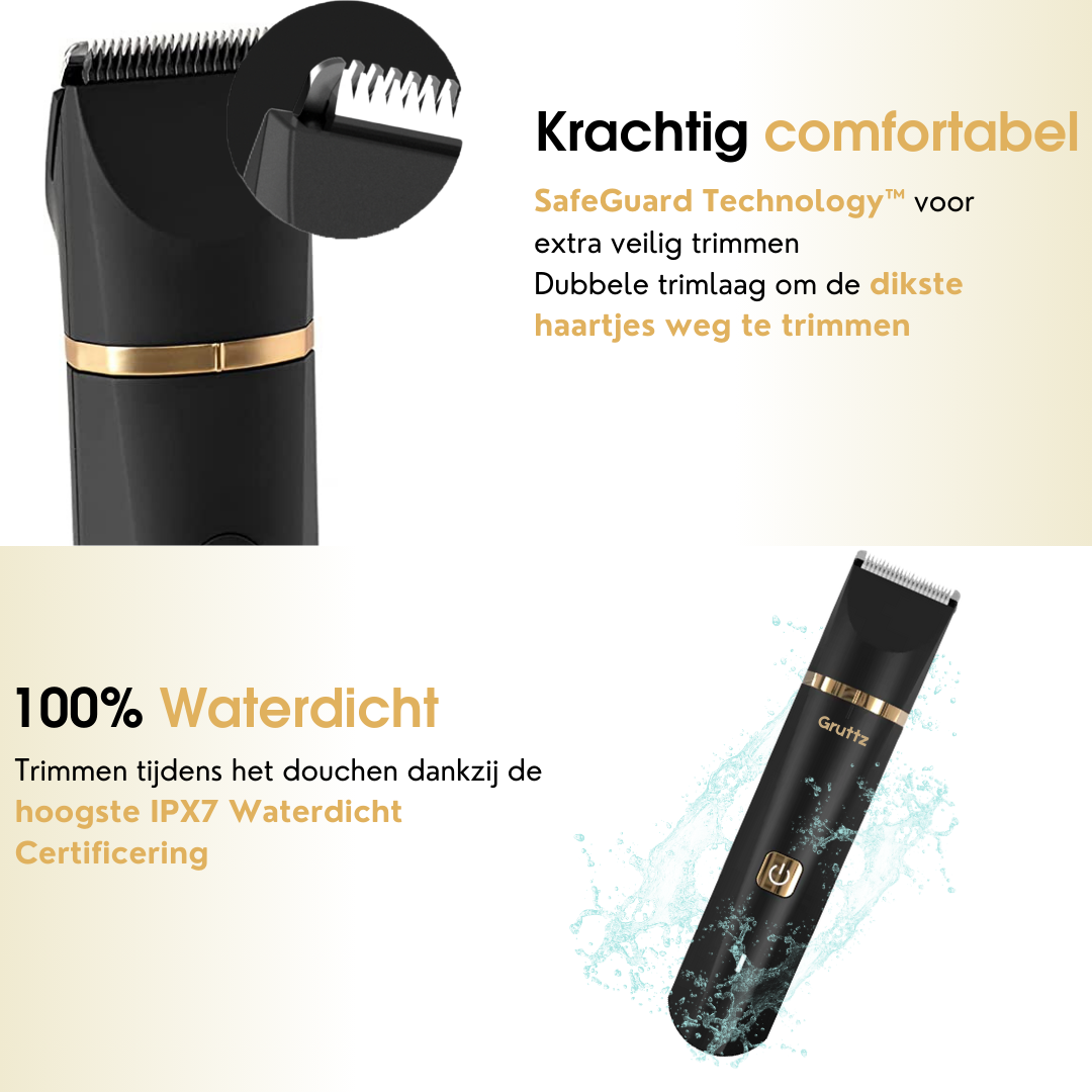 7-in-1 Baardtrimmer v2 | Multifunctionele baardtrimmer voor baard, neus en oren