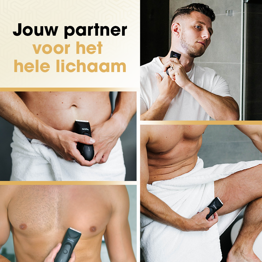 Gruttz Bodygroomer Mannen - Lifeshaver v3 - Bodytrimmer