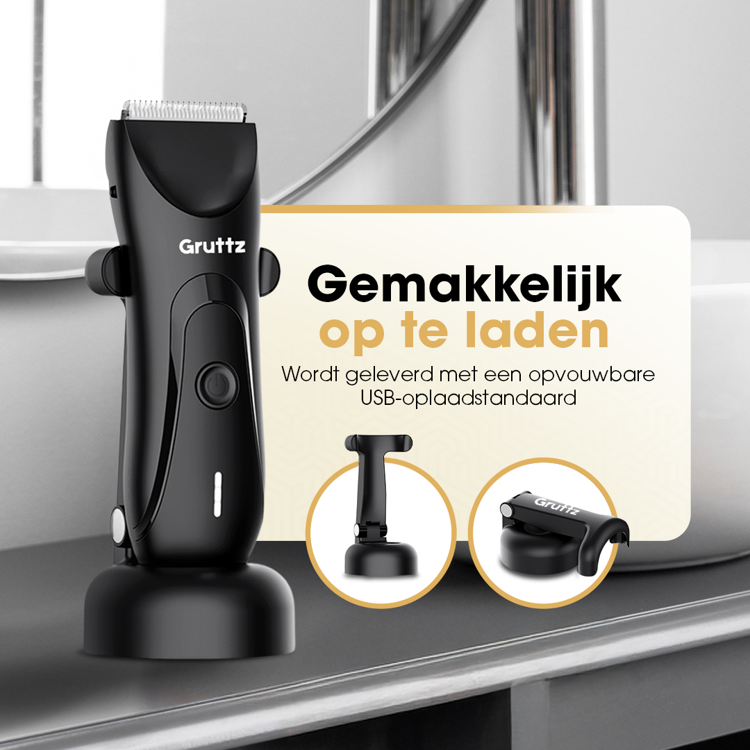 Gruttz Bodygroomer Mannen - Lifeshaver v3 - Bodytrimmer