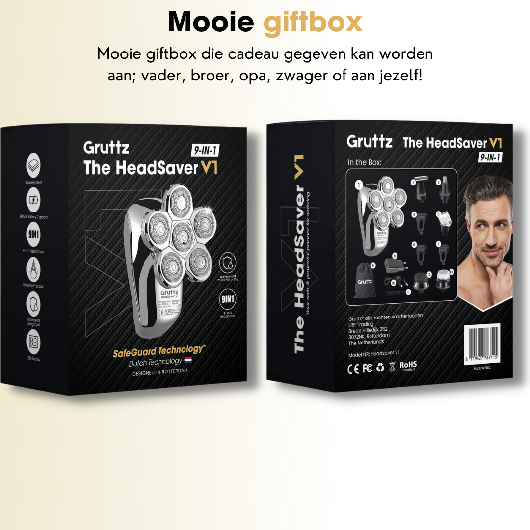 9-in-1 headshaver | alles voor het gezicht en hoofd
