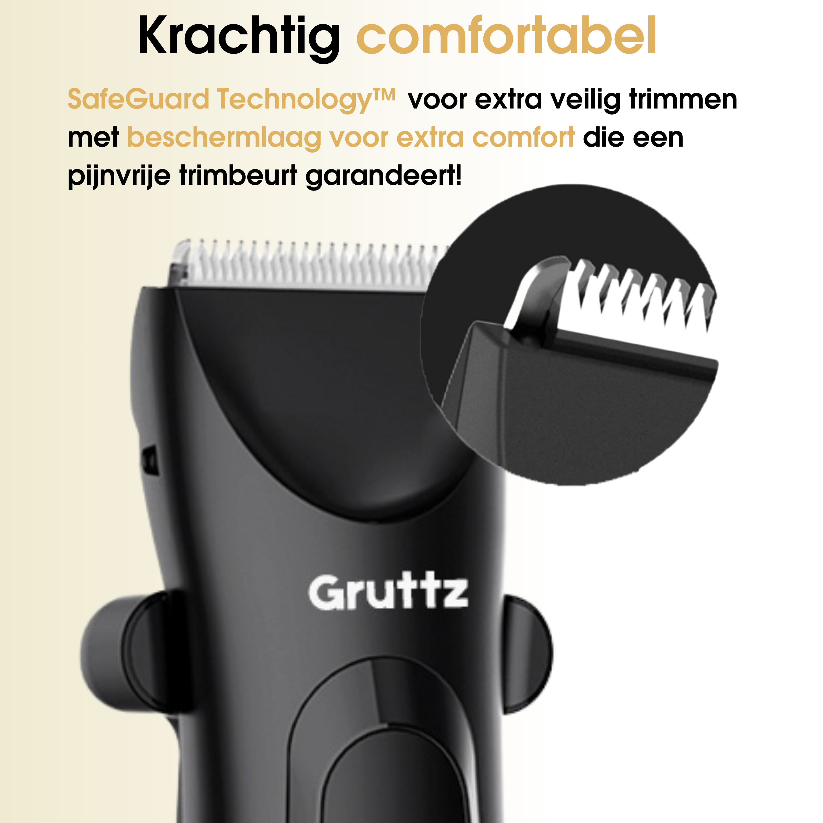 Gruttz Bodygroomer Mannen - Lifeshaver v3 - Bodytrimmer